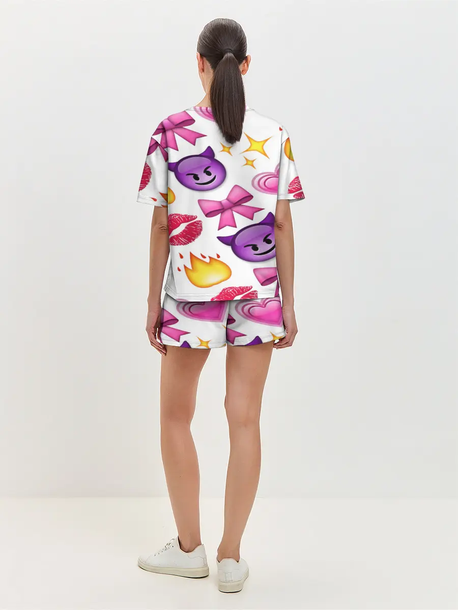 Женская пижама с шортами / ПОЗИТИВ