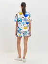 Женская пижама с шортами / Смайлики