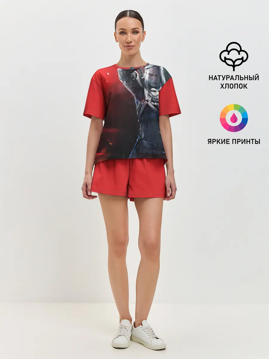 Женская пижама с шортами / ВЕДЬМАК