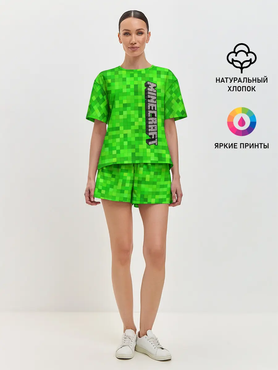 Женская пижама с шортами / MINECRAFT