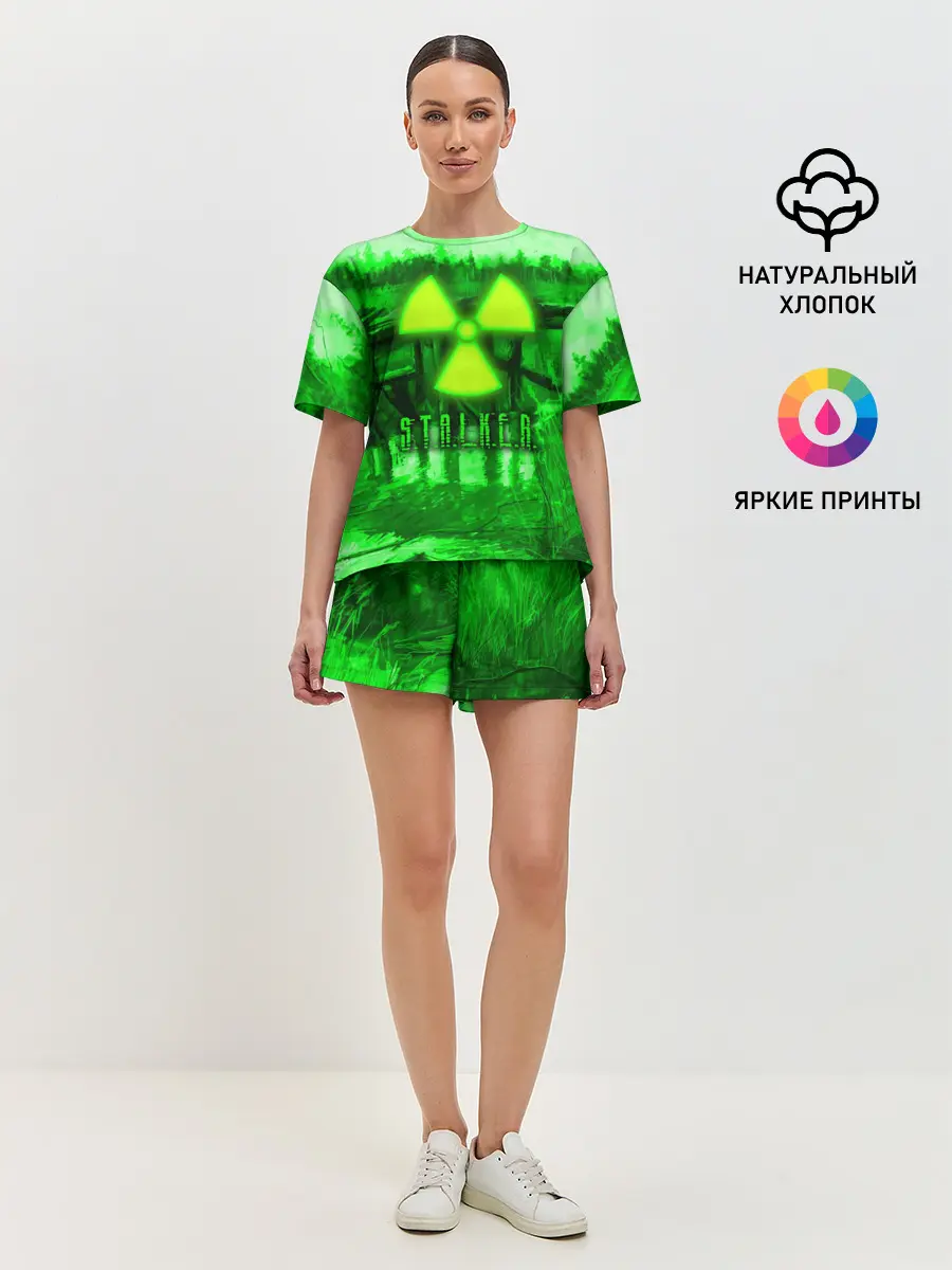 Женская пижама с шортами / Stalker