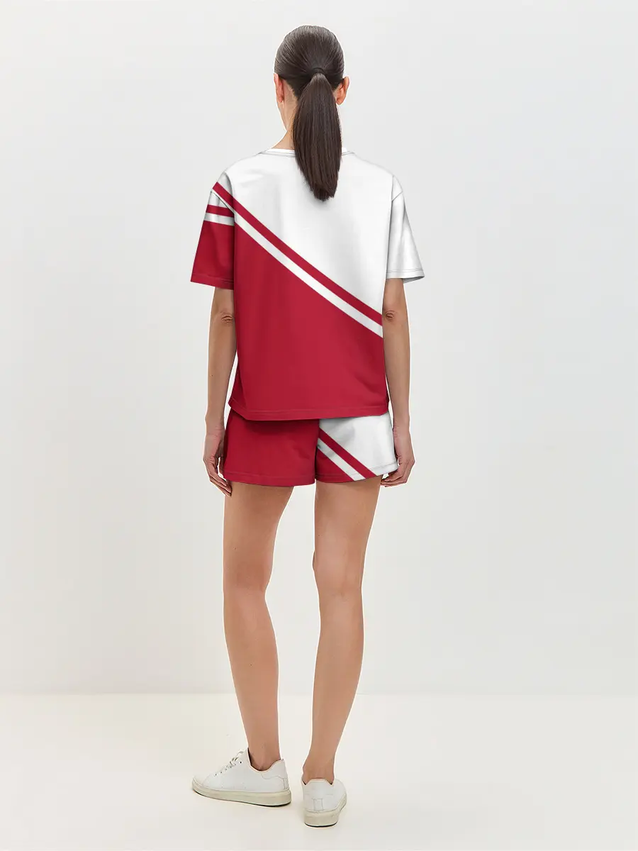 Женская пижама с шортами / Chicago Bulls Red-White