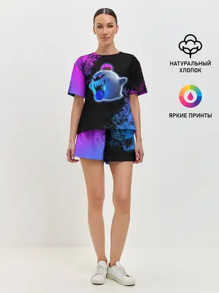 Женская пижама с шортами / Luigis Mansion