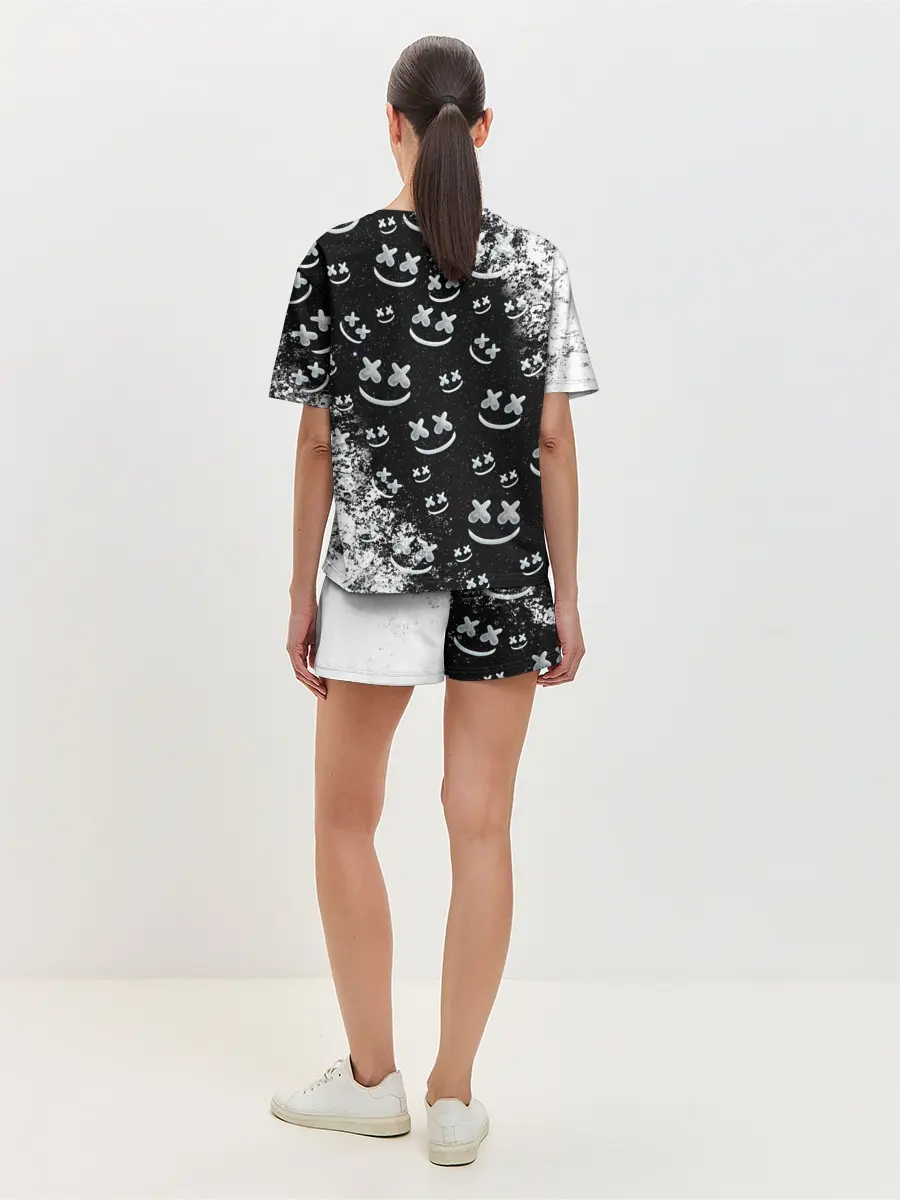 Женская пижама с шортами / Marshmello