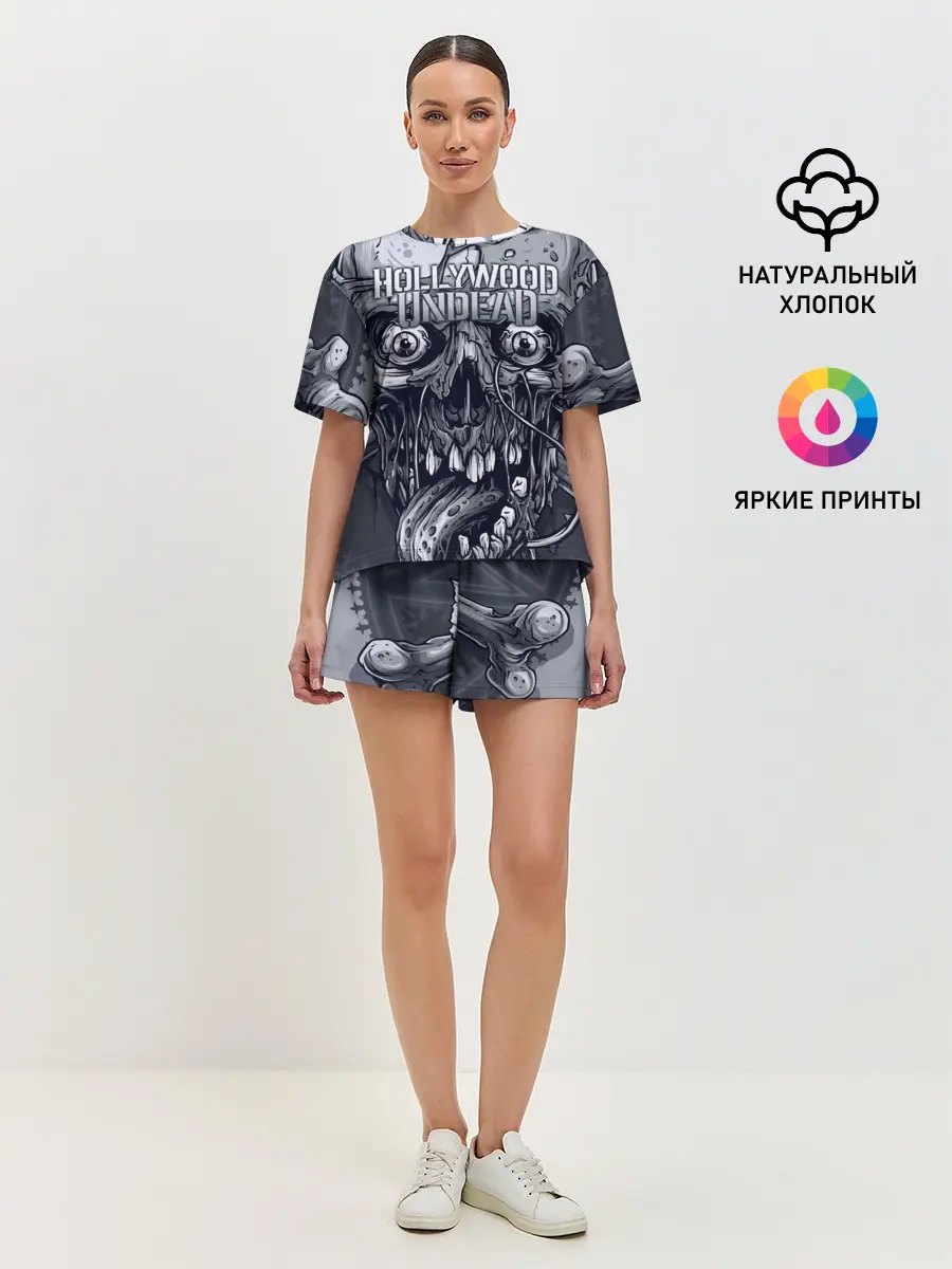 Женская пижама с шортами / Hollywood Undead