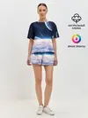 Женская пижама с шортами / Космос