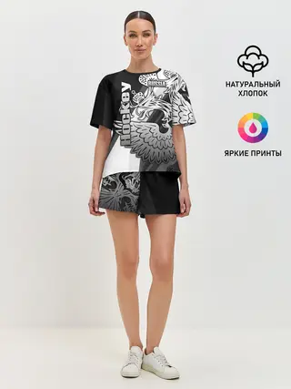 Женская пижама с шортами / Hockey