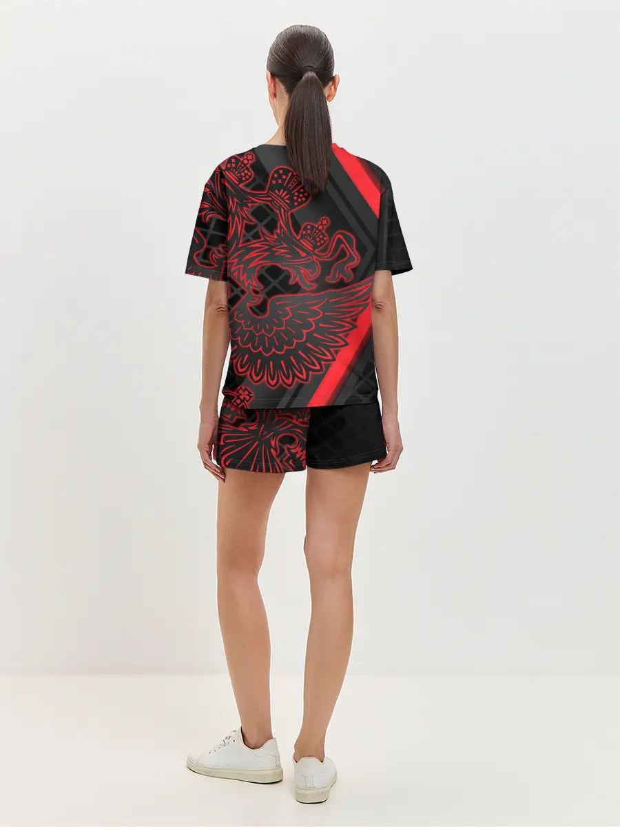 Женская пижама с шортами / Хоккей