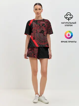 Женская пижама с шортами / Хоккей