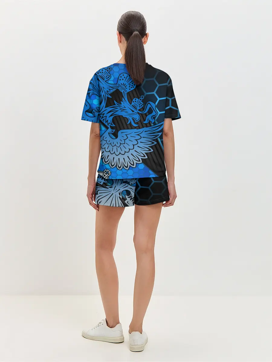 Женская пижама с шортами / Хоккей