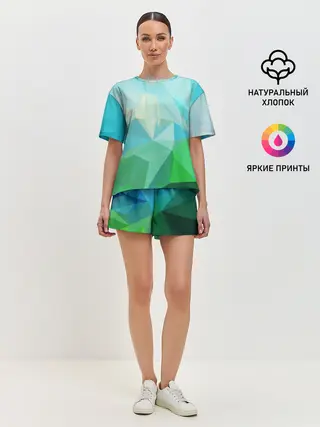 Женская пижама с шортами / GEOMETRY