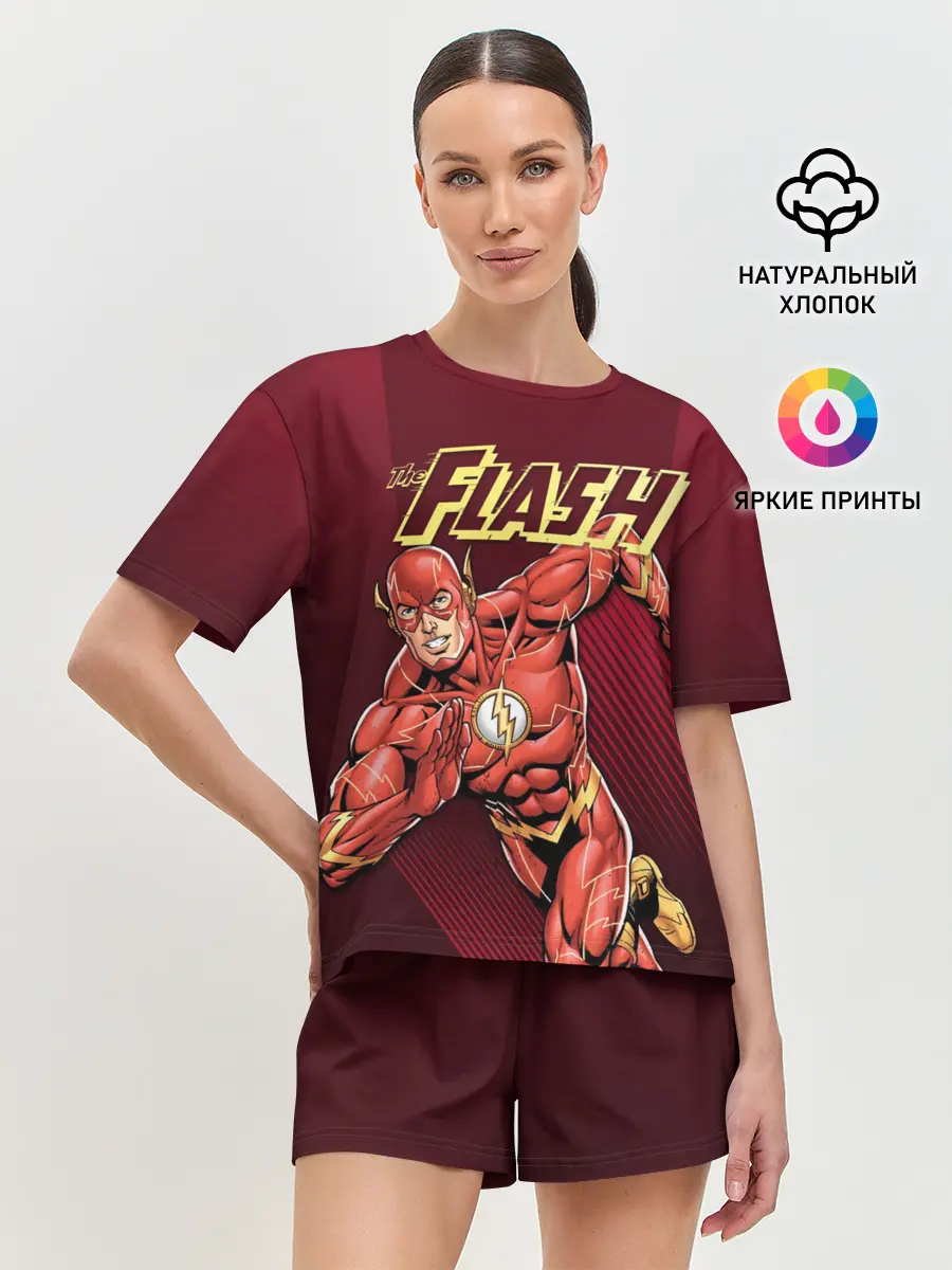 Женская пижама с шортами / The Flash