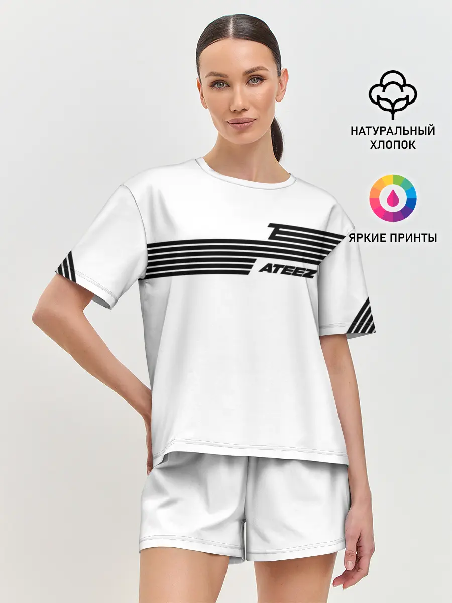 Женская пижама с шортами / Ateez