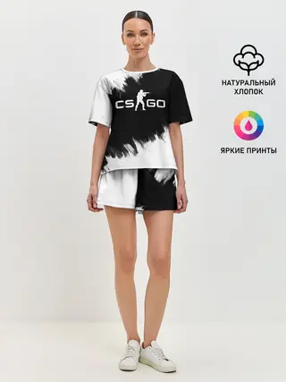 Женская пижама с шортами / CS:GO BW