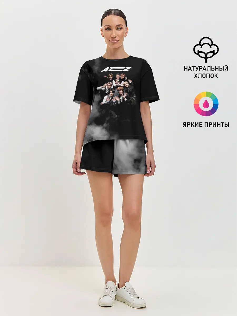 Женская пижама с шортами / Ateez