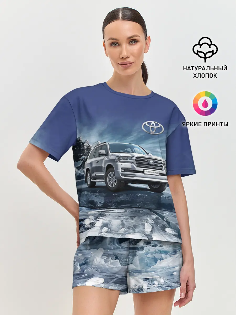 Женская пижама с шортами / Land Cruiser 200