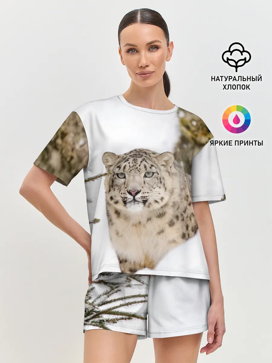 Женская пижама с шортами / Ирбис