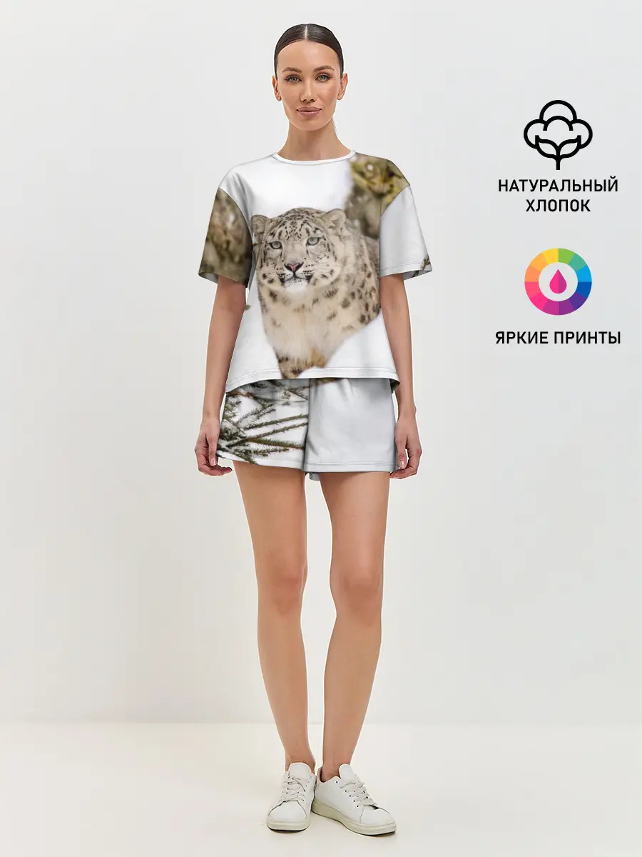 Женская пижама с шортами / Ирбис