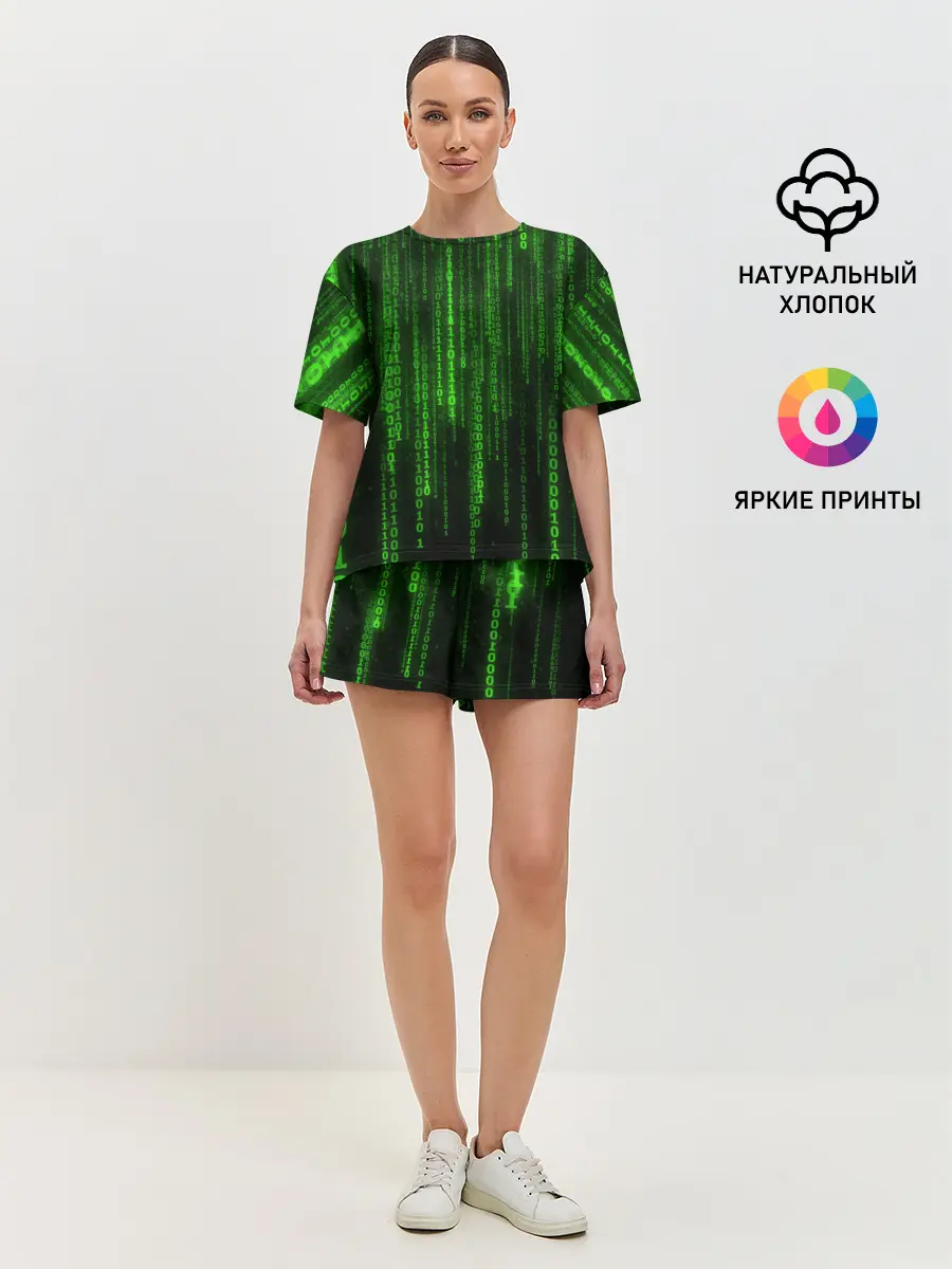 Женская пижама с шортами / Компьютерный язык