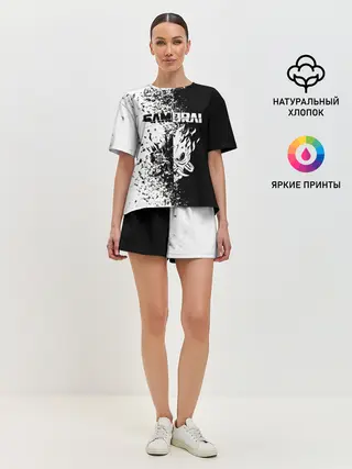 Женская пижама с шортами / Cyberpunk 2077 | Samurai.