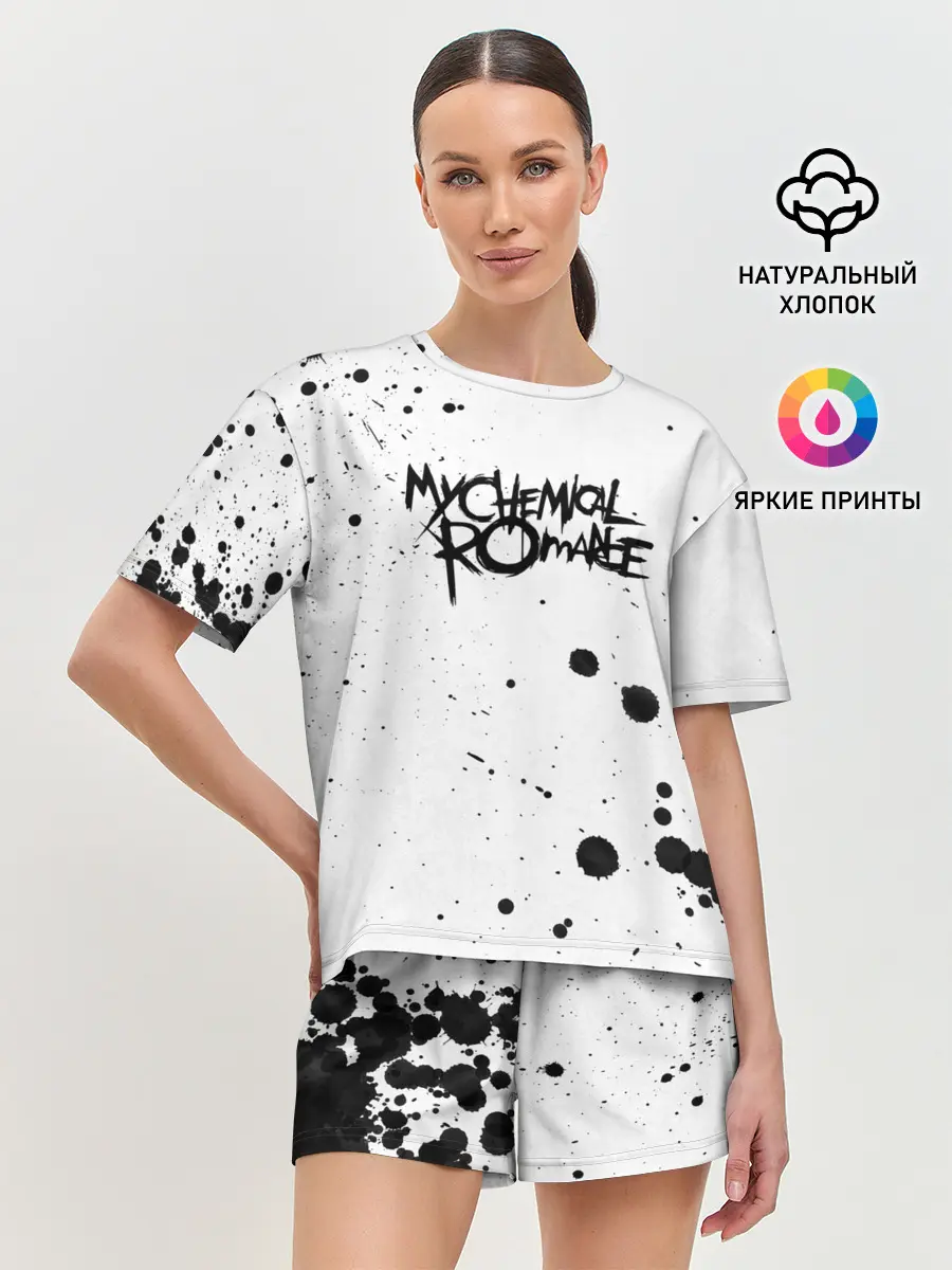 Женская пижама с шортами / My Chemical Romance