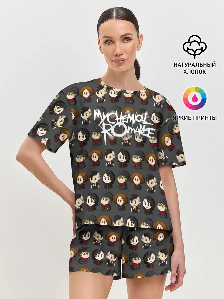 Женская пижама с шортами / My Chemical Romance