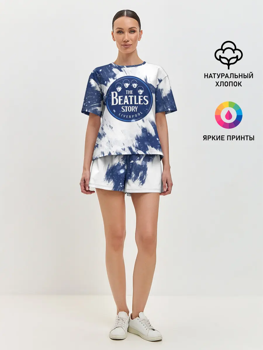 Женская пижама с шортами / The Beatles