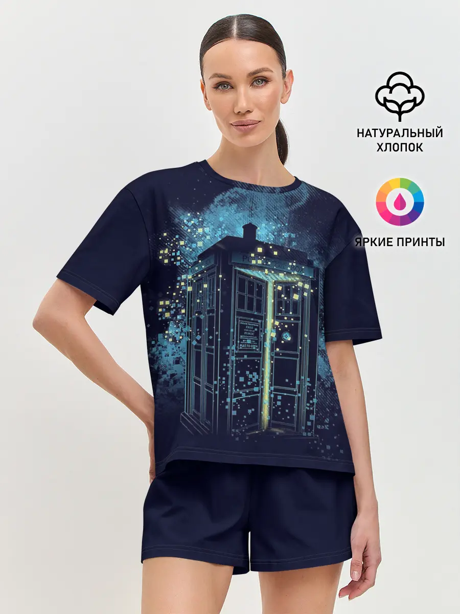 Женская пижама с шортами / Doctor Who