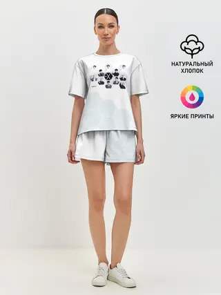 Женская пижама с шортами / EXO
