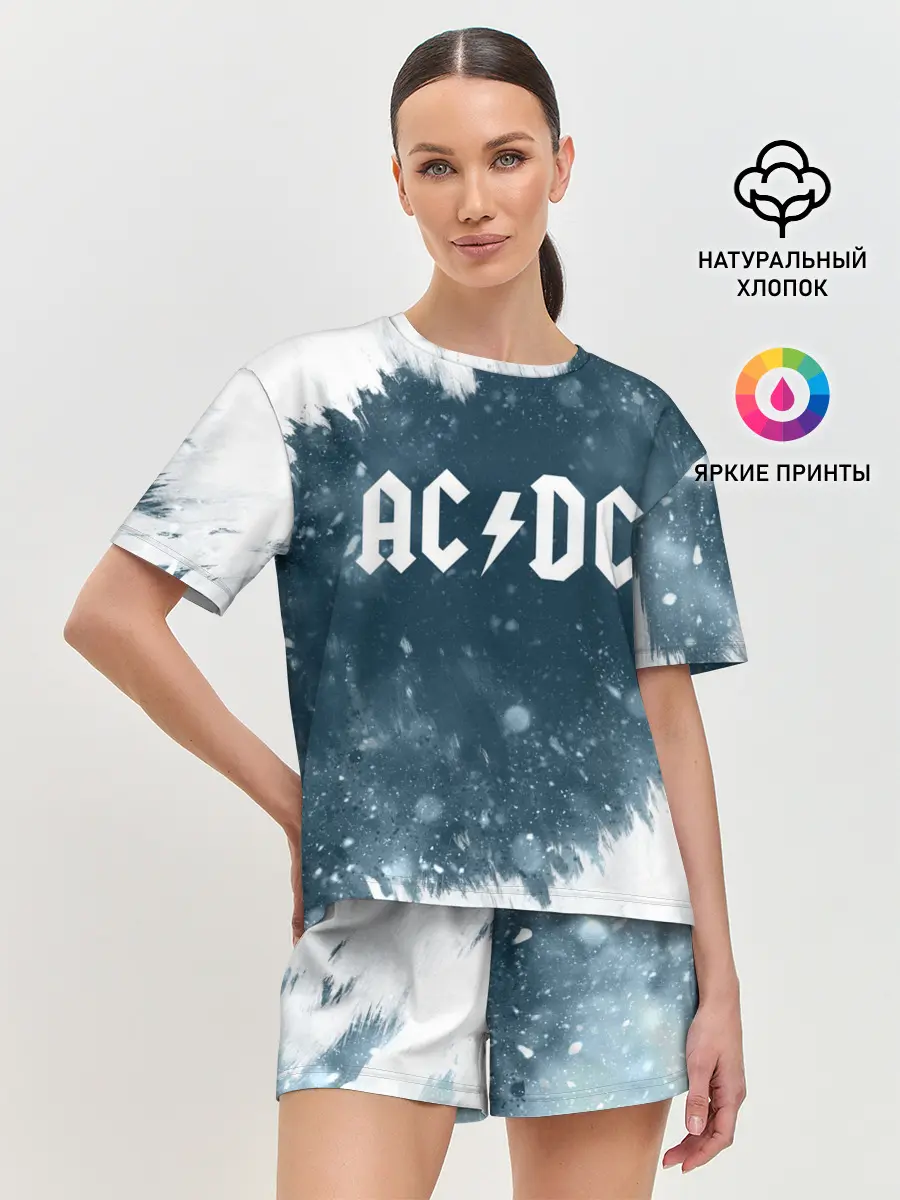 Женская пижама с шортами / AC/DC