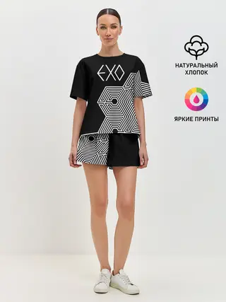 Женская пижама с шортами / EXO