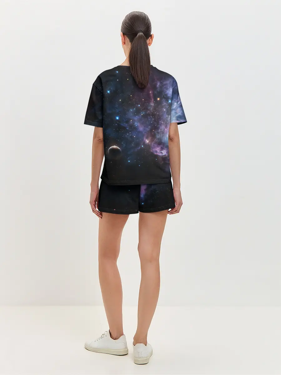 Женская пижама с шортами / Звезды