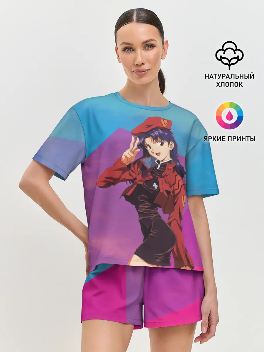 Женская пижама с шортами / Misato Katsuragi