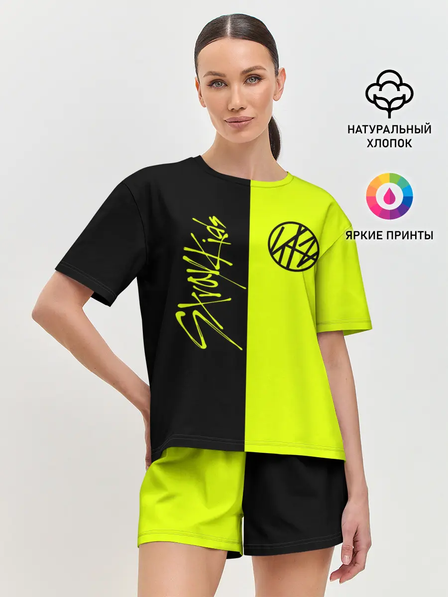 Женская пижама с шортами / Stray Kids