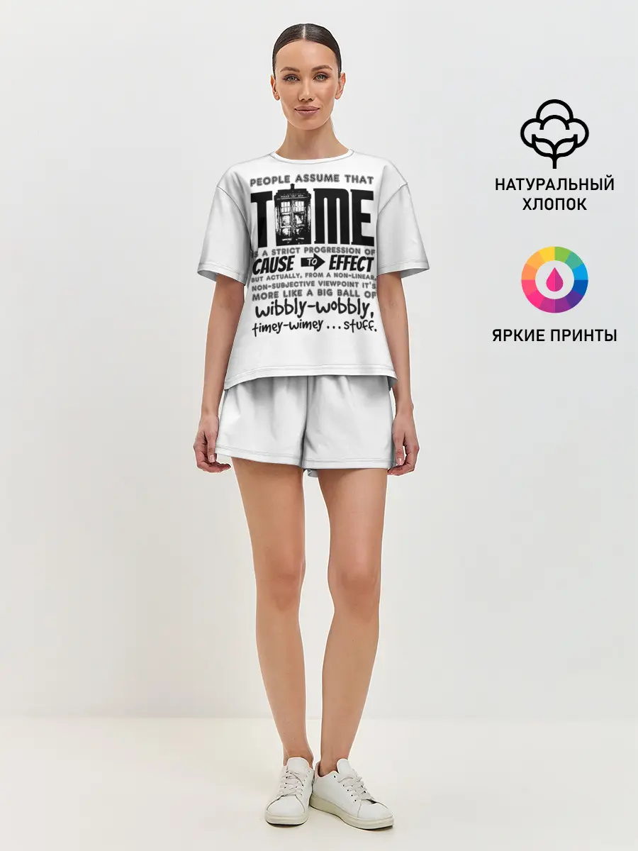 Женская пижама с шортами / Doctor Who