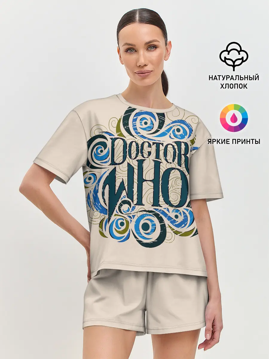 Женская пижама с шортами / Doctor Who