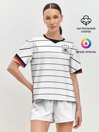 Женская пижама с шортами / Germany home 2020 EURO