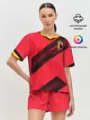 Женская пижама с шортами / Belgium home EURO 2020