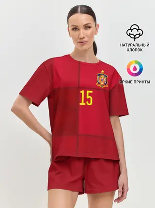 Женская пижама с шортами / Ramos home EURO 2020