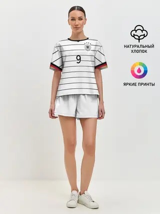 Женская пижама с шортами / Werner home EURO 2020
