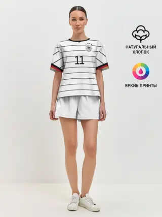 Женская пижама с шортами / Reus home EURO 2020