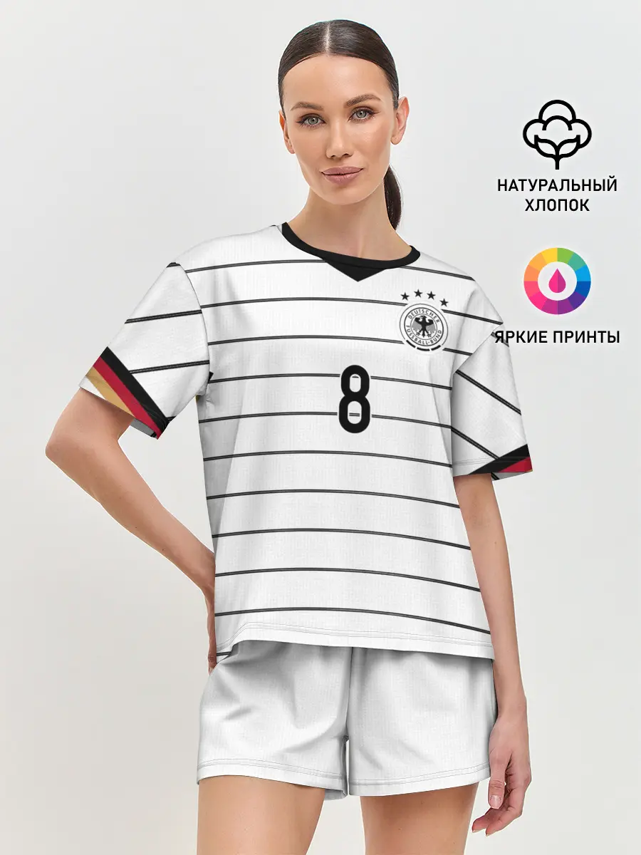Женская пижама с шортами / Kross home EURO 2020