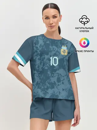 Женская пижама с шортами / Messi away Copa America 2020
