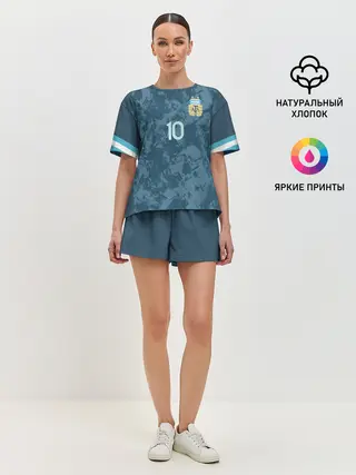 Женская пижама с шортами / Messi away Copa America 2020