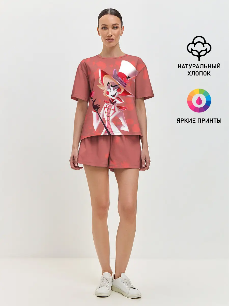 Женская пижама с шортами / Отель хазбин