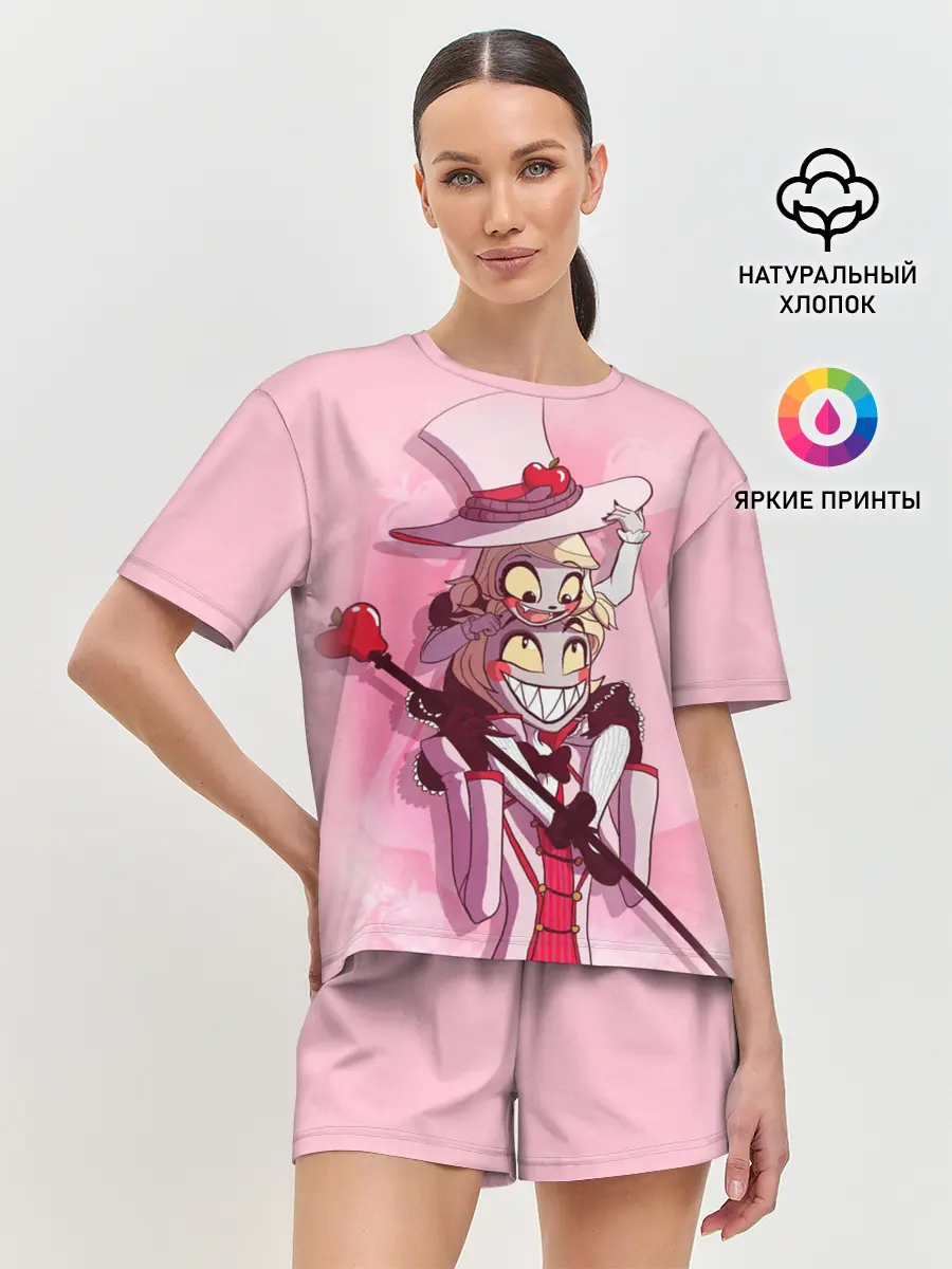 Женская пижама с шортами / Отель хазбин