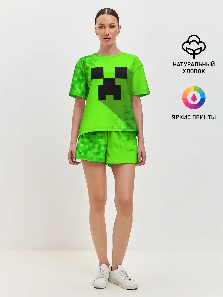 Женская пижама с шортами / MINECRAFT