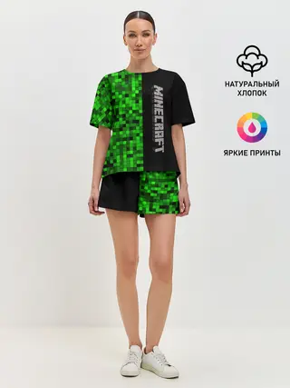 Женская пижама с шортами / MINECRAFT