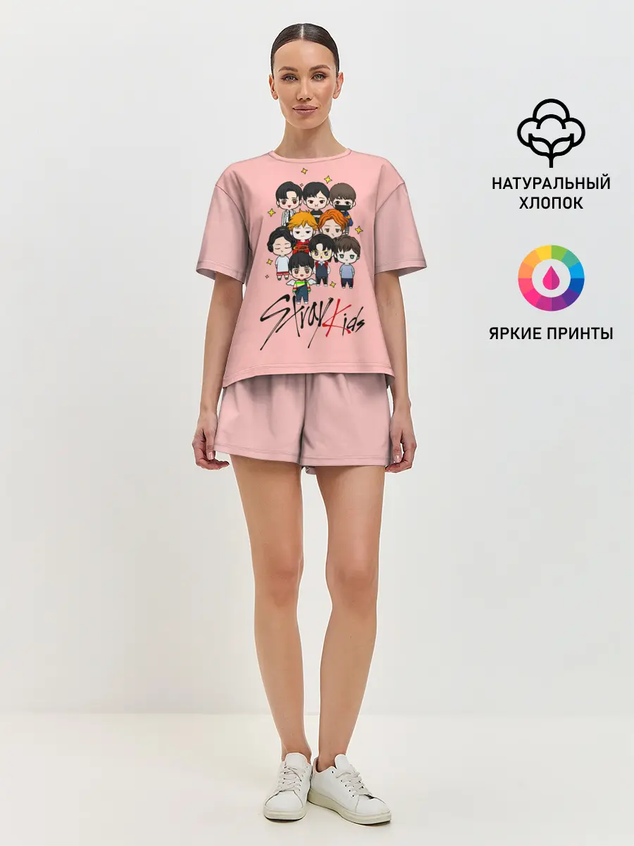 Женская пижама с шортами / Stray Kids