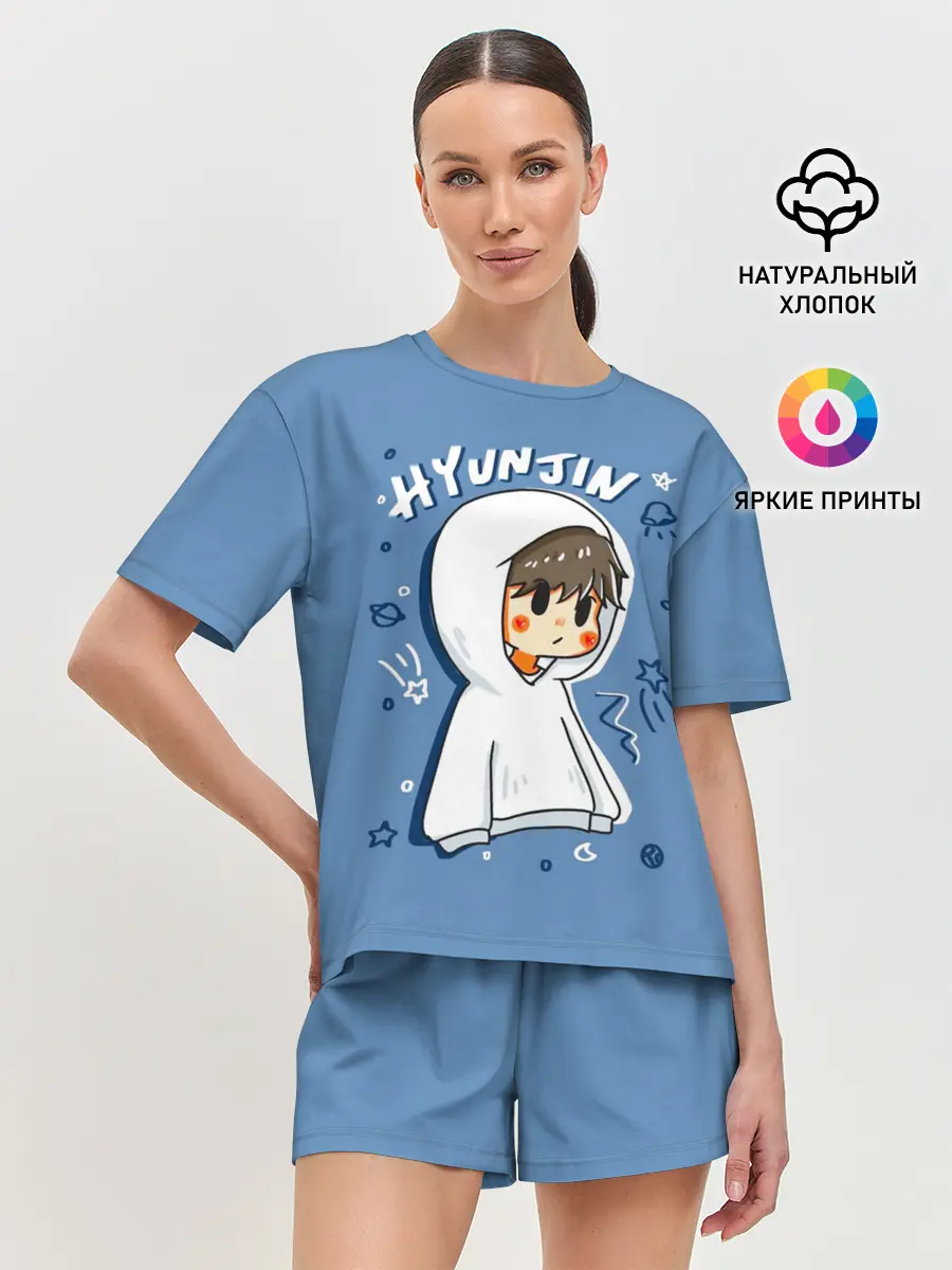 Женская пижама с шортами / Hyunjin